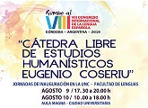 Cátedra Libre de Estudios Humanísticos Eugenio Coseriu - 9 y 10 de agosto