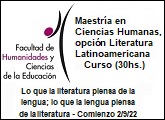 FHCE - Maestría en Ciencias Humanas, opción Literatura Latinoamericana