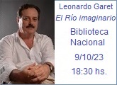 Leonardo Garet presenta su nuevo libro “El río imaginario”