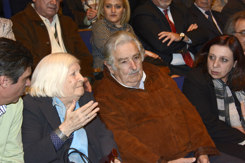 Susana Sienra y José Mujica