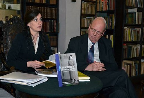 Los autores Marisa Faggiani y Juan Francisco Costa.